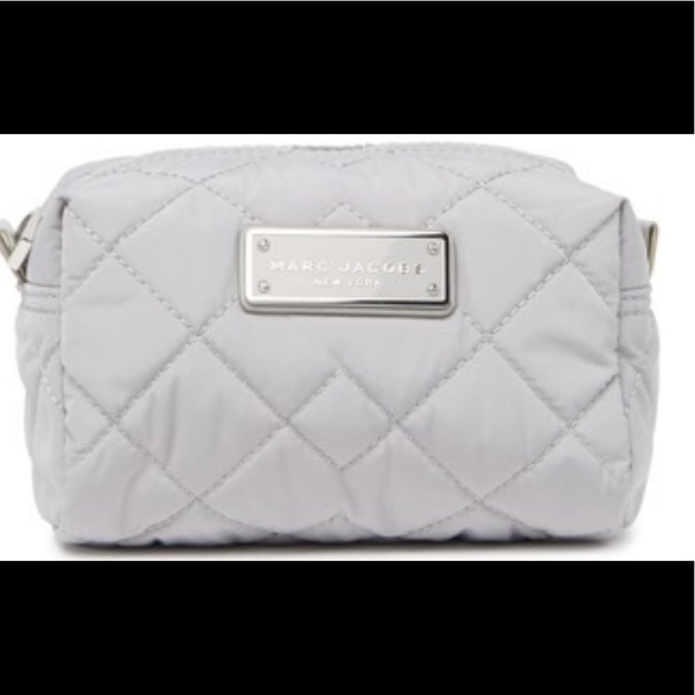 Marc Jacobs Quilted Nylon Large Cosmetic Case